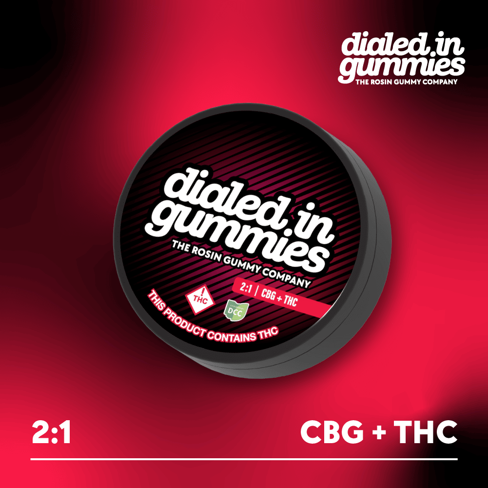 Pomegranate 2:1 Cbg:THC - 100mg Candies - 10pk