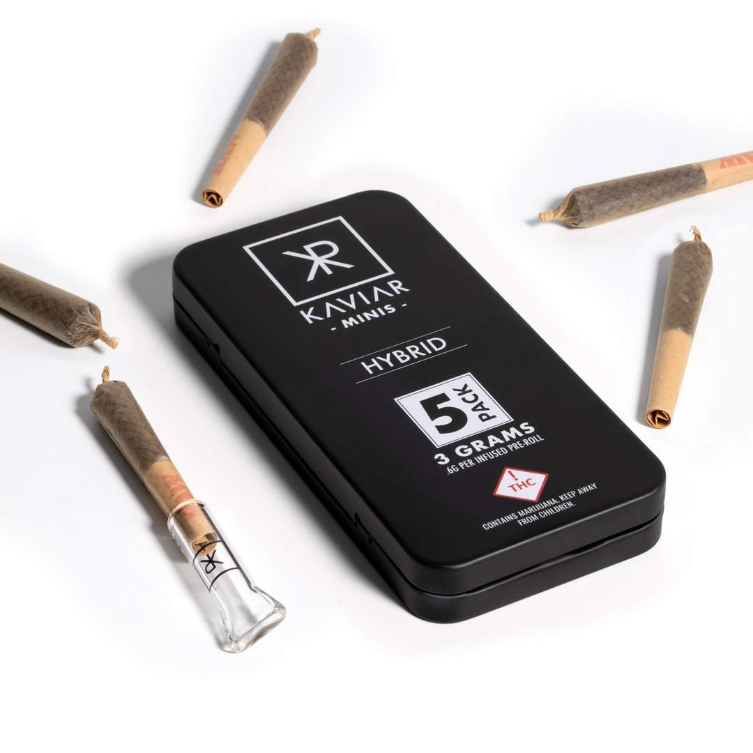 infused mini prerolls - 3g  infused - hybrid  - 5pk