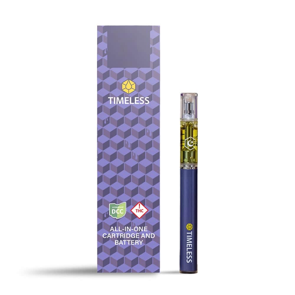 blackberry kush - 1g distillate disposables - indica 