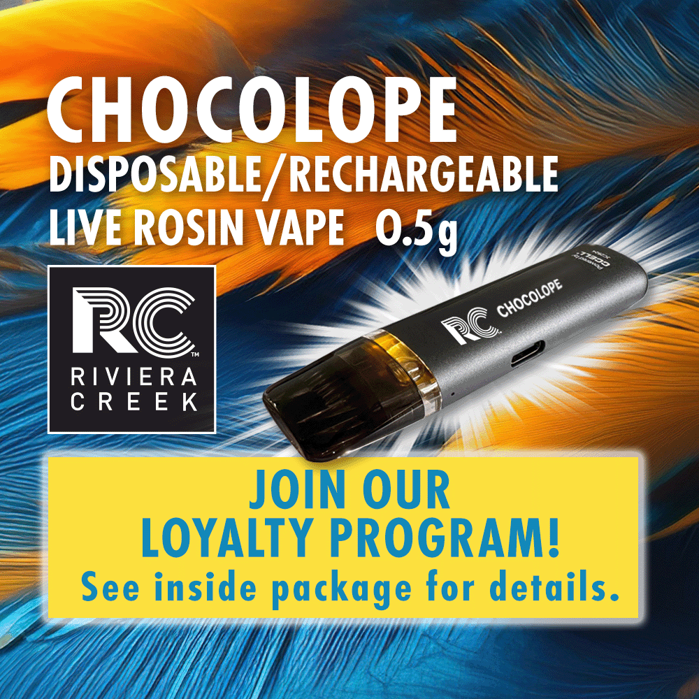 chocolope - 0.5g live rosin disposables - sativa 