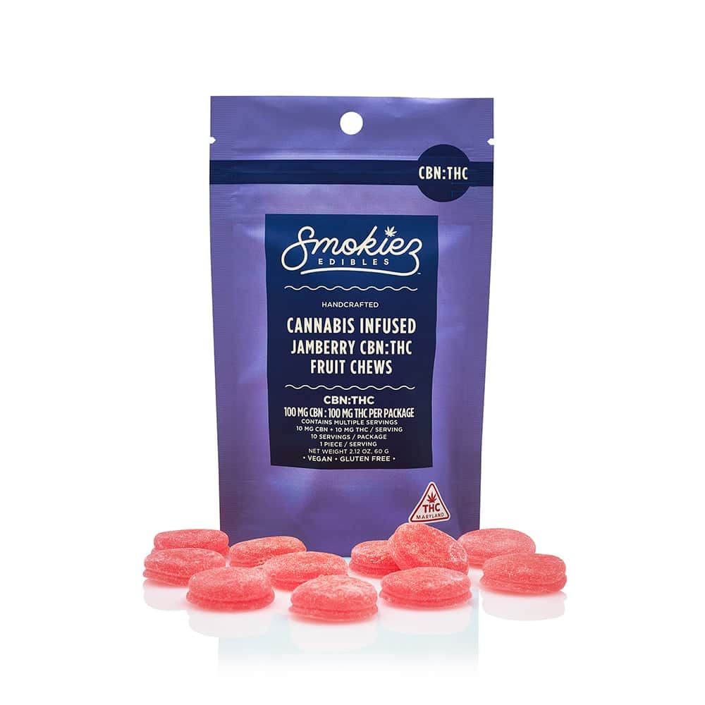 sweet jamberry 1:1 - 100mg candies - hybrid - 10pk
