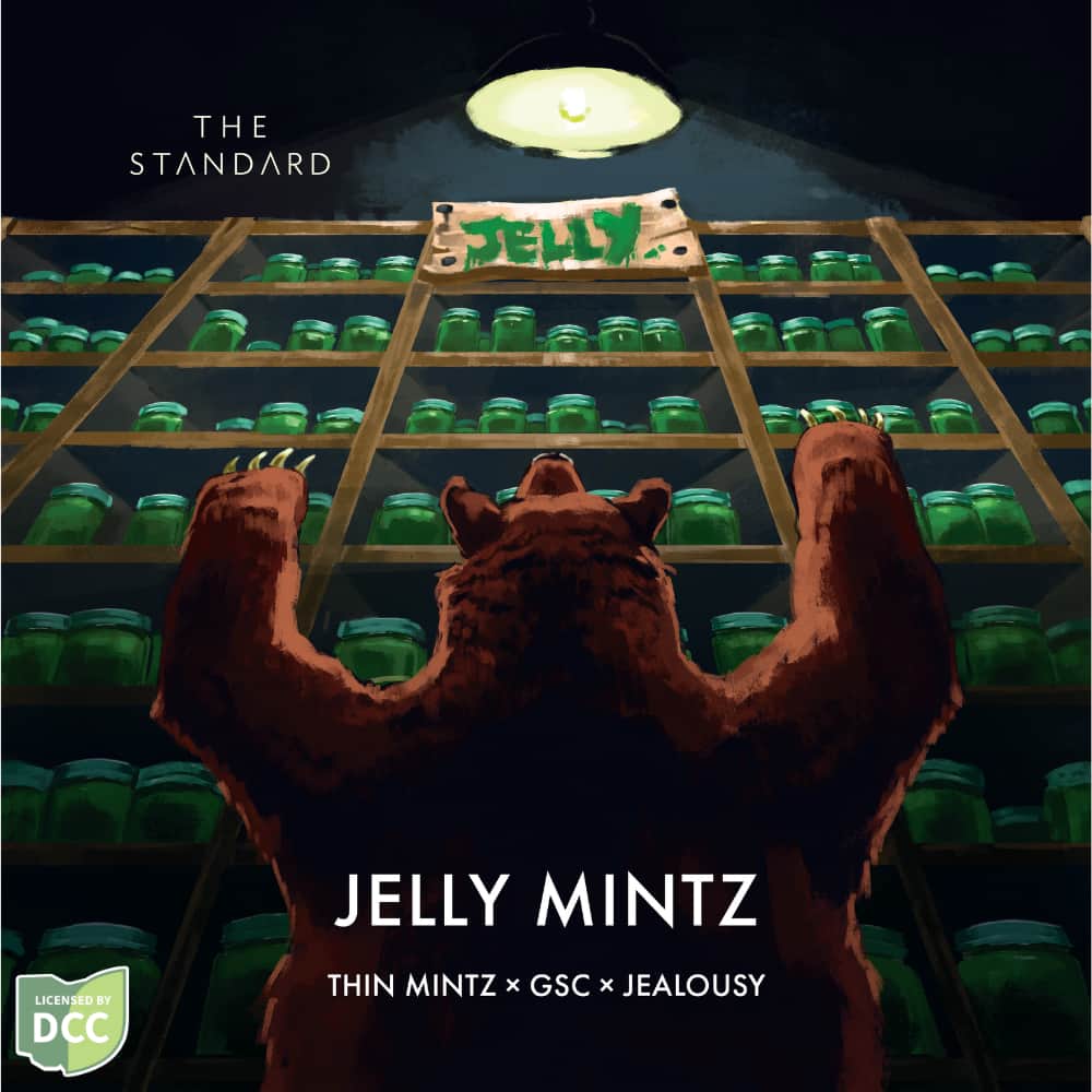 jelly mintz - 2.83g  whole buds - indica 