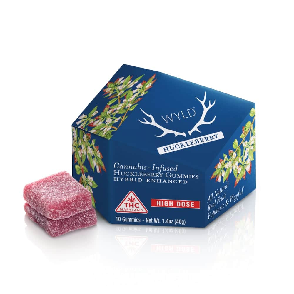 huckleberry - 400mg  candies - hybrid  - 10pk