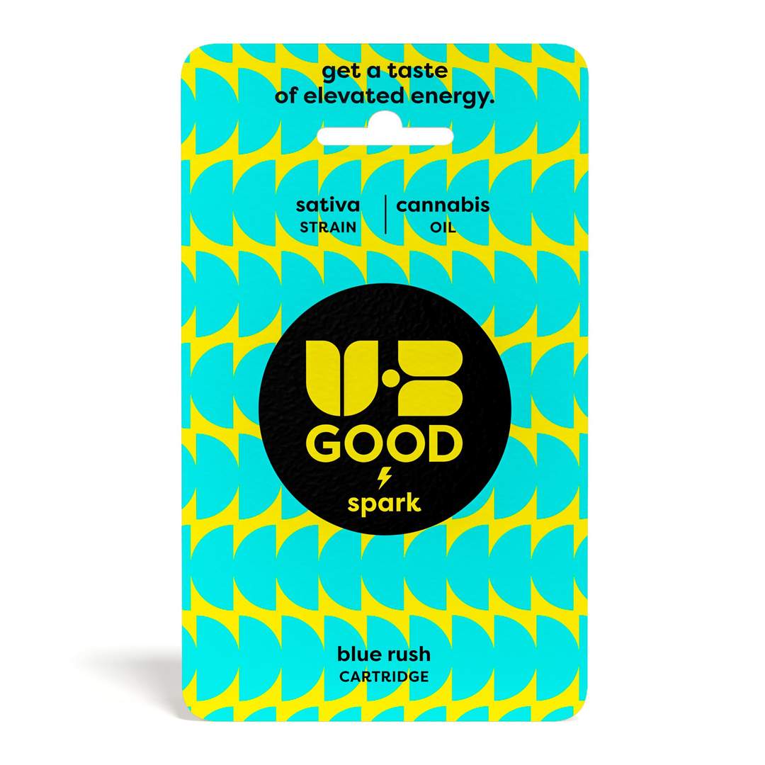 blue rush - 1g distillate cart - sativa 