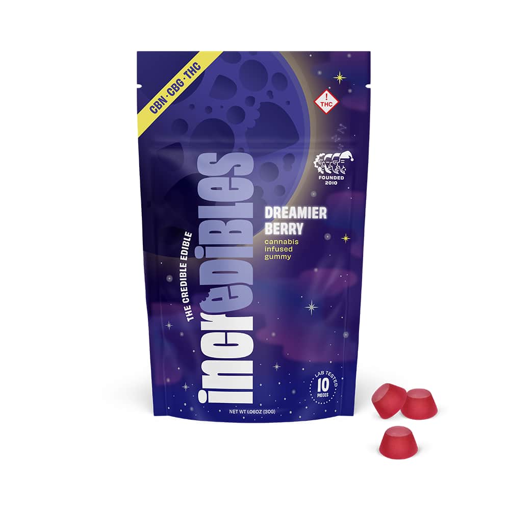dreamier berry + CBG & CBN - candies 250mg - indica - 10pk