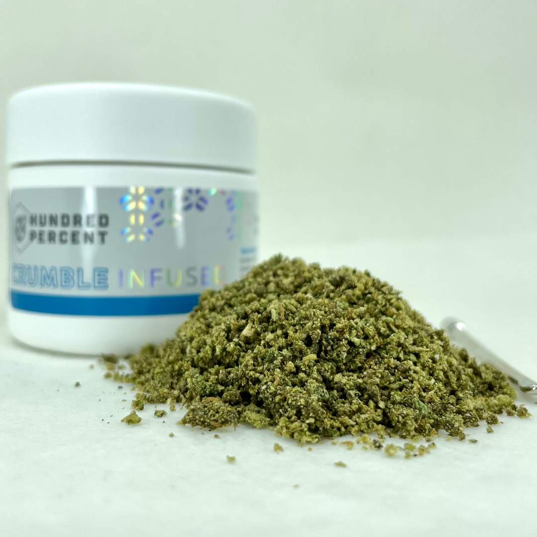 ajordanz crumble infused flower strawnana - waxes 3.08g - hybrid