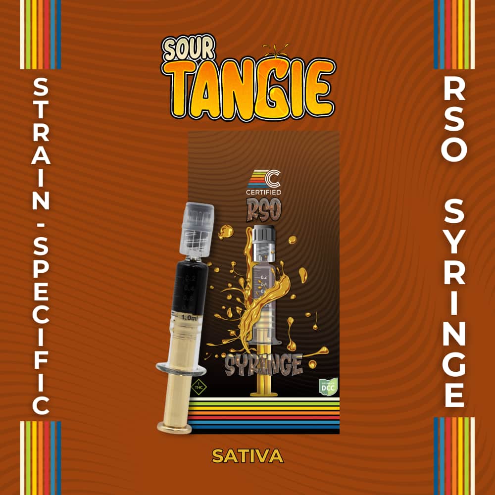 sour tangie - 1g  RSO - sativa 