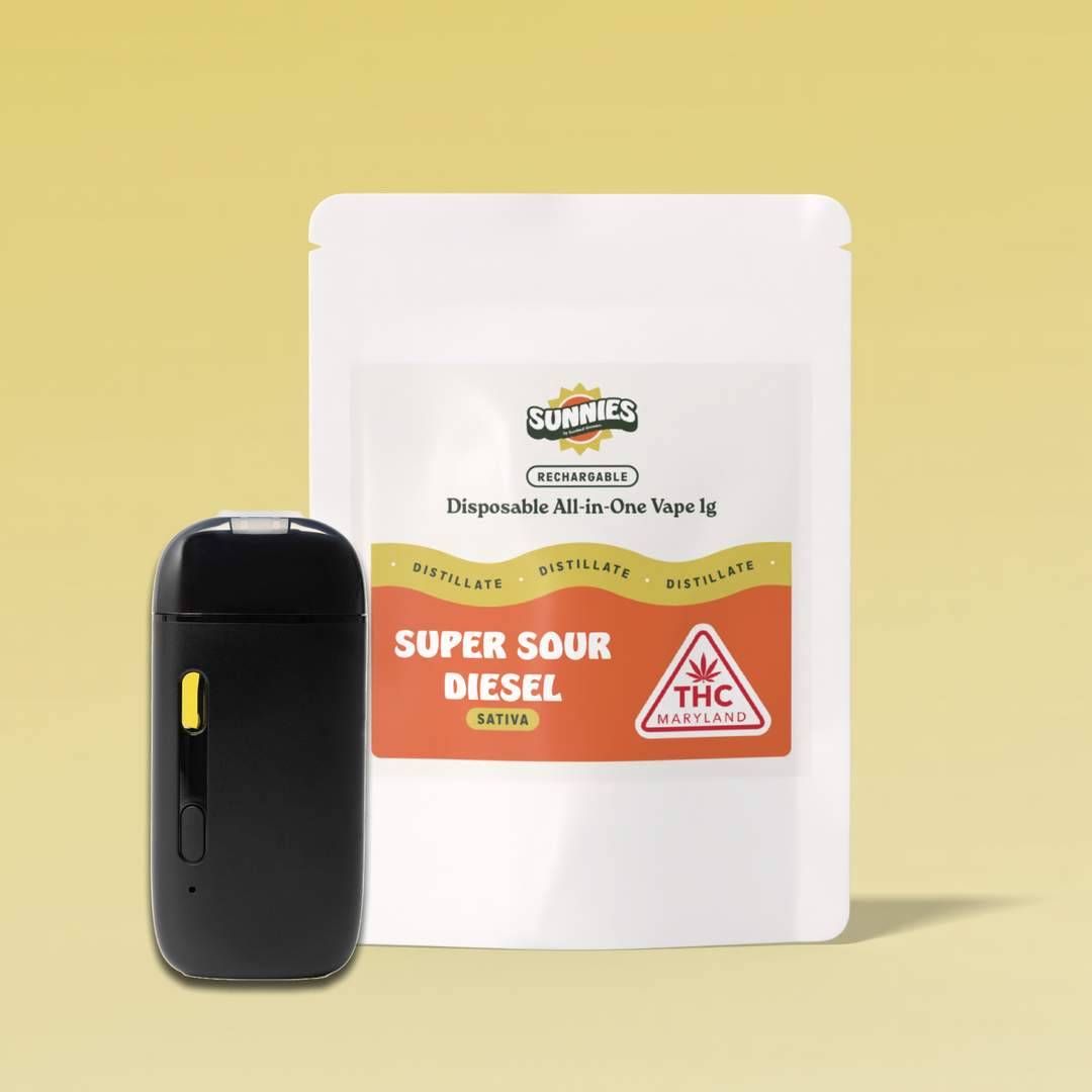 Super Sour Diesel - 1g Distillate Disposable - Sativa