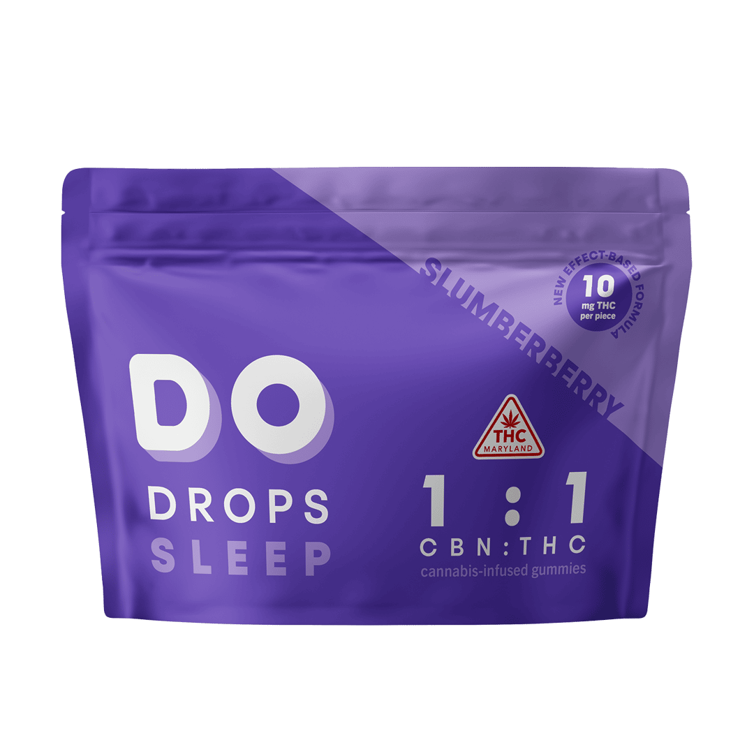sleep slumberberry 1:1 - 100mg candies - indica - 10pk