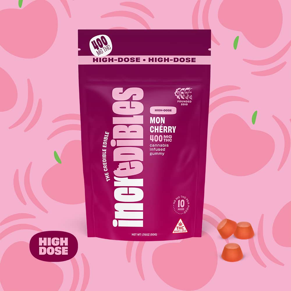 mon cherry - 400mg  candies - sativa  - 10pk