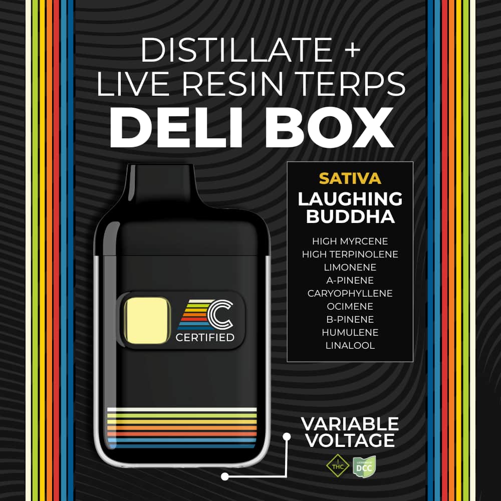 laughing buddha - 1g distillate disposables - sativa