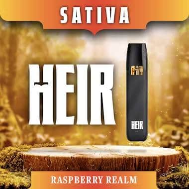 raspberry realm - 0.5g distillate disposables - sativa