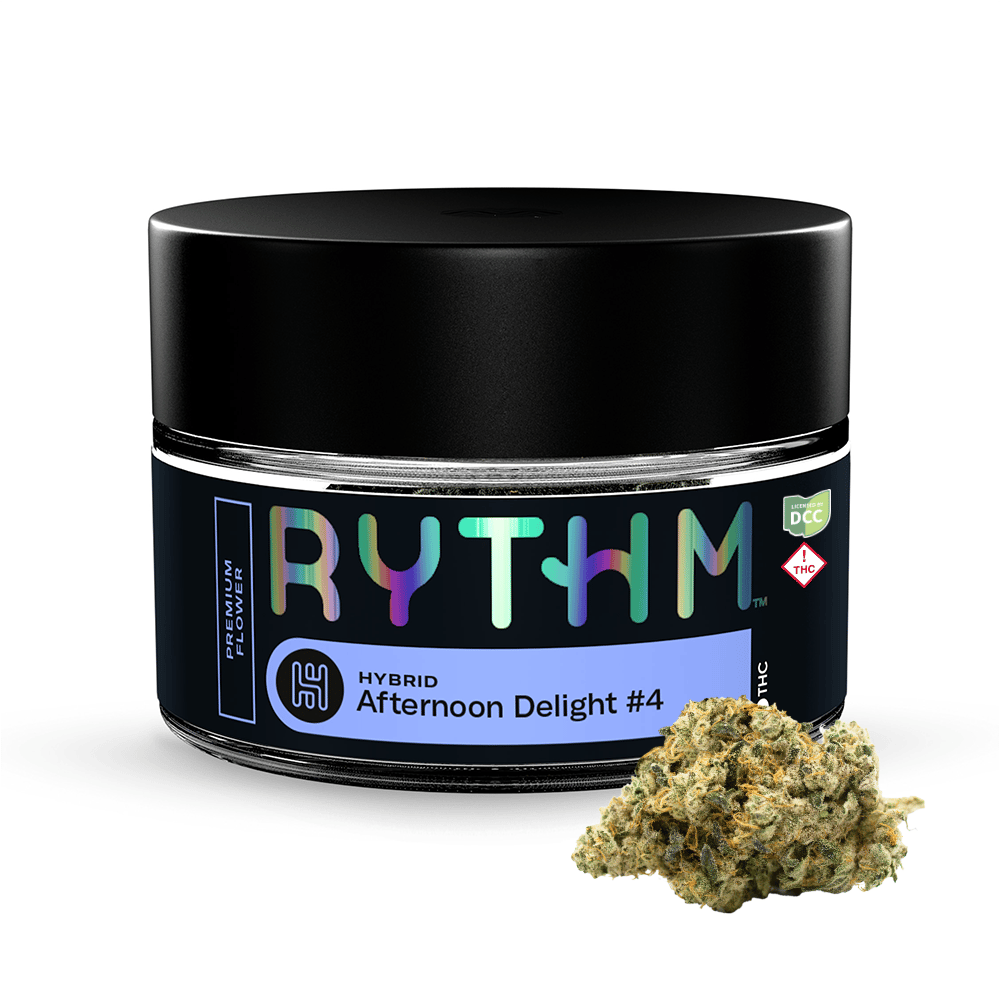 afternoon delight - 2.83g  whole buds - hybrid 