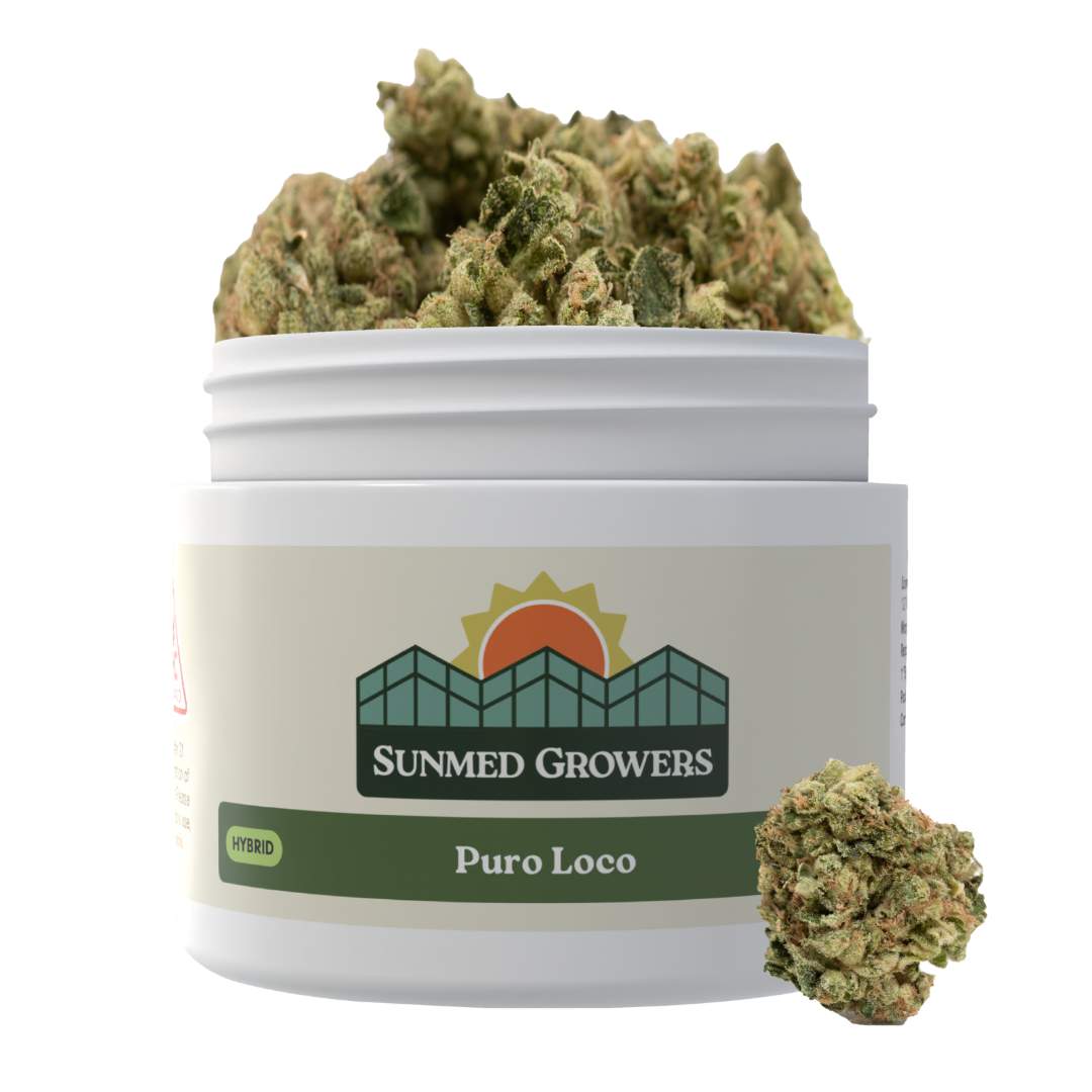 puro loco - 3.5g whole buds - hybrid