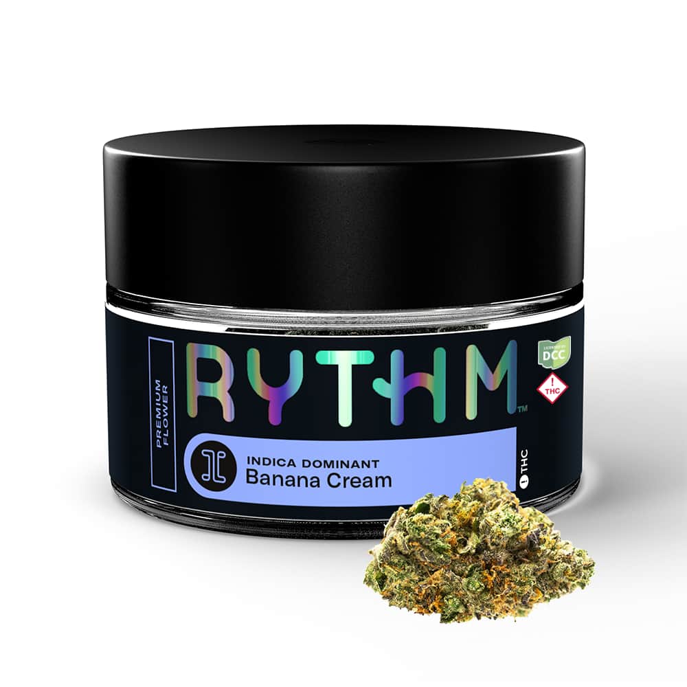 banana cream - 2.83g  whole buds - indica 