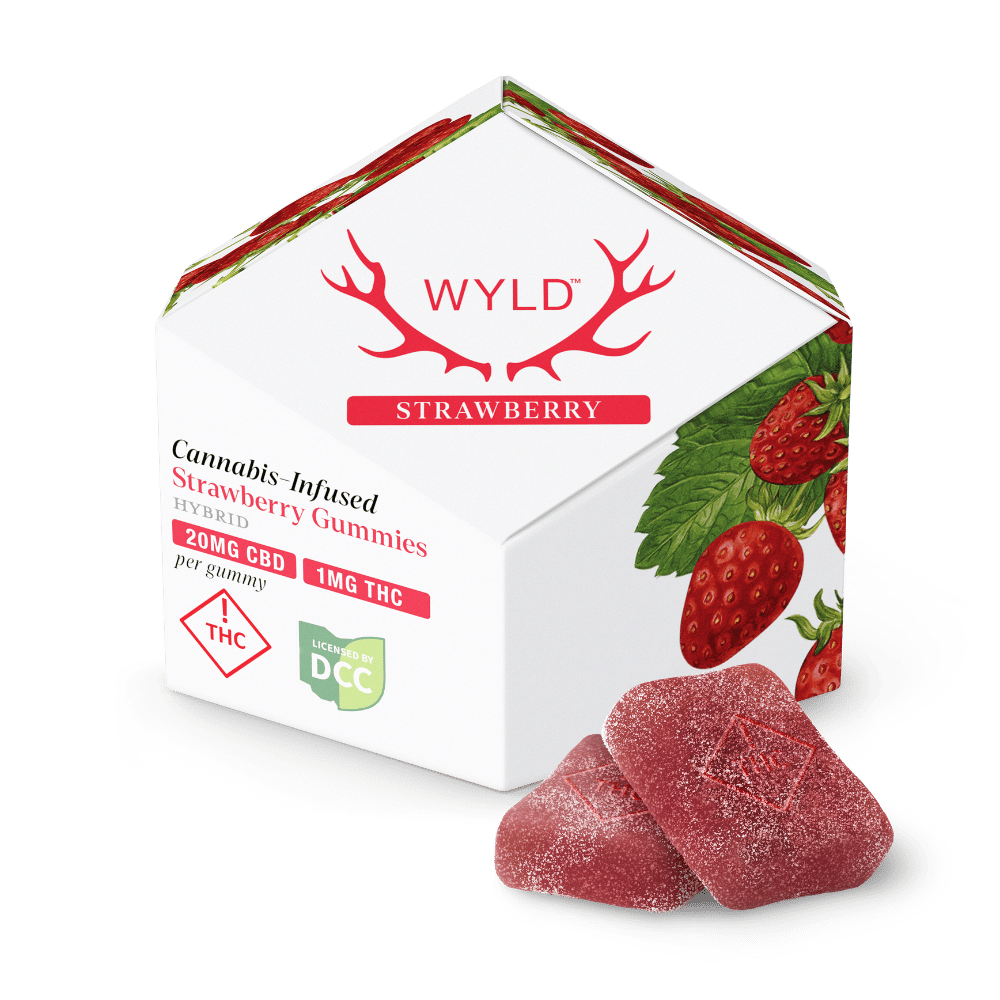 strawberry 20:1 - 10mg candies - CBD - 10pk