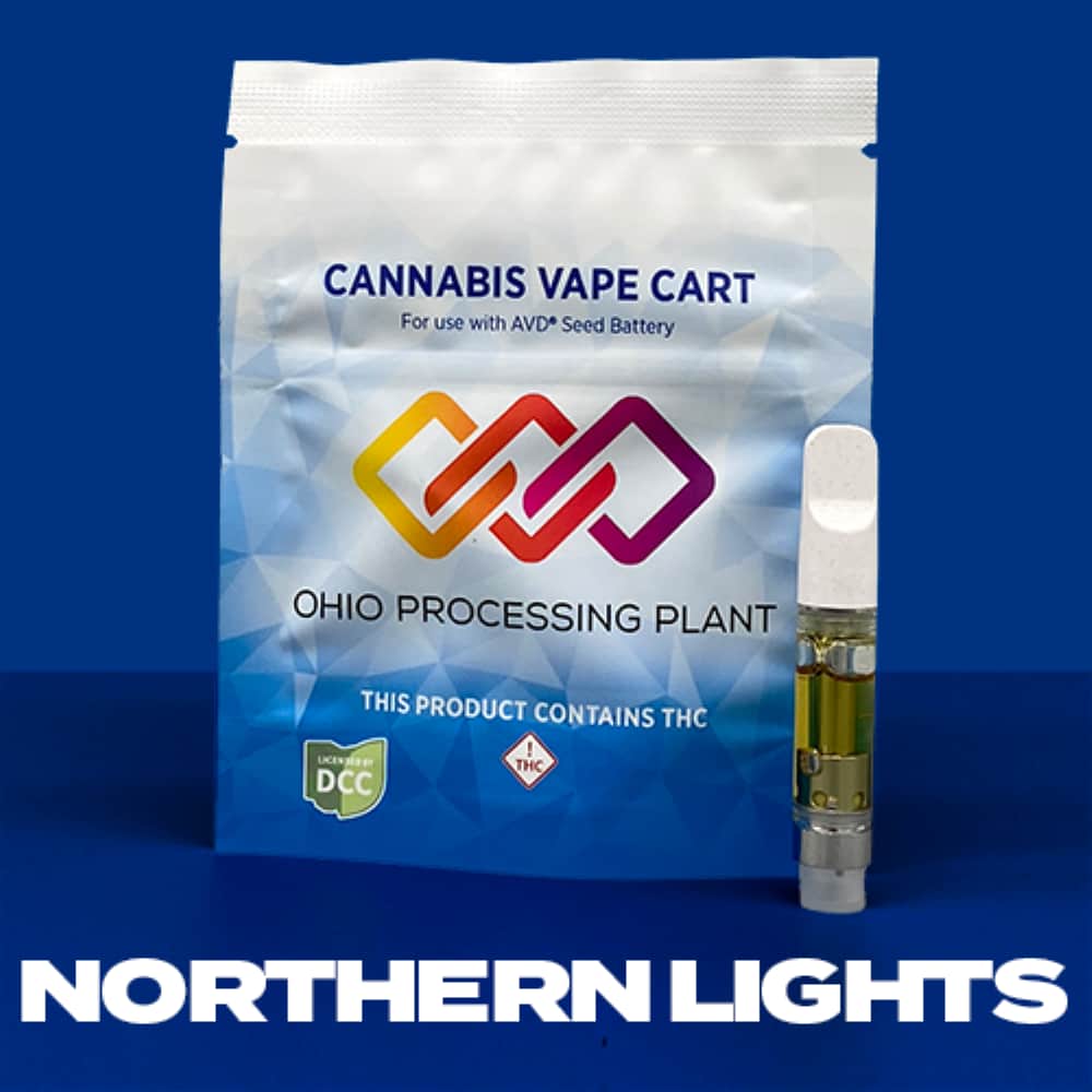 northern lights - 0.84g distillate cart - indica 