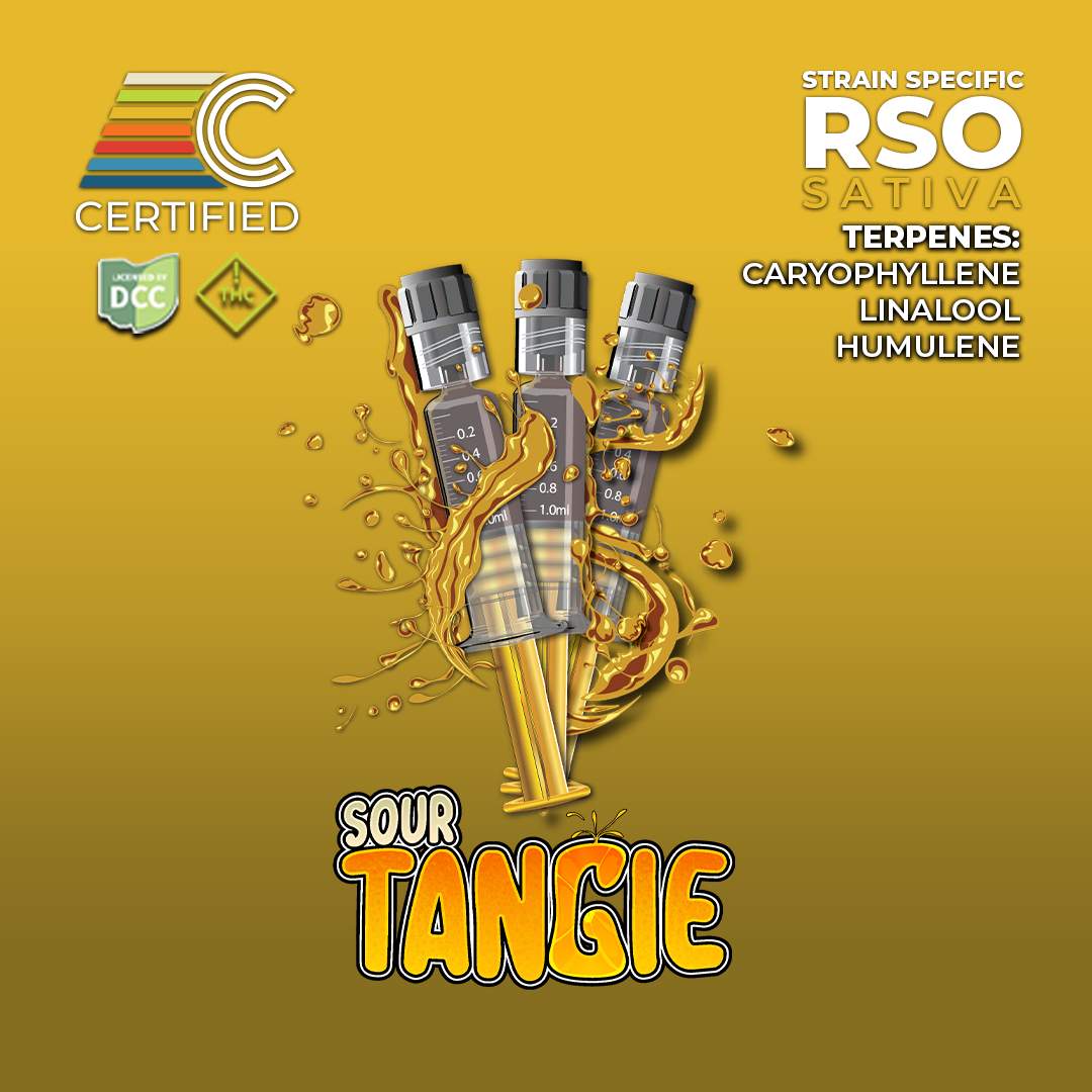 sour tangie - 3g RSO - sativa - 3pk