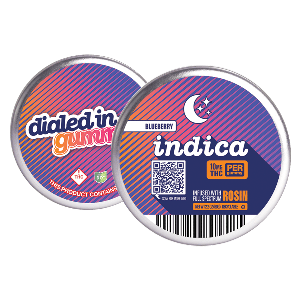 blueberry - candies 100mg - indica - 10pk