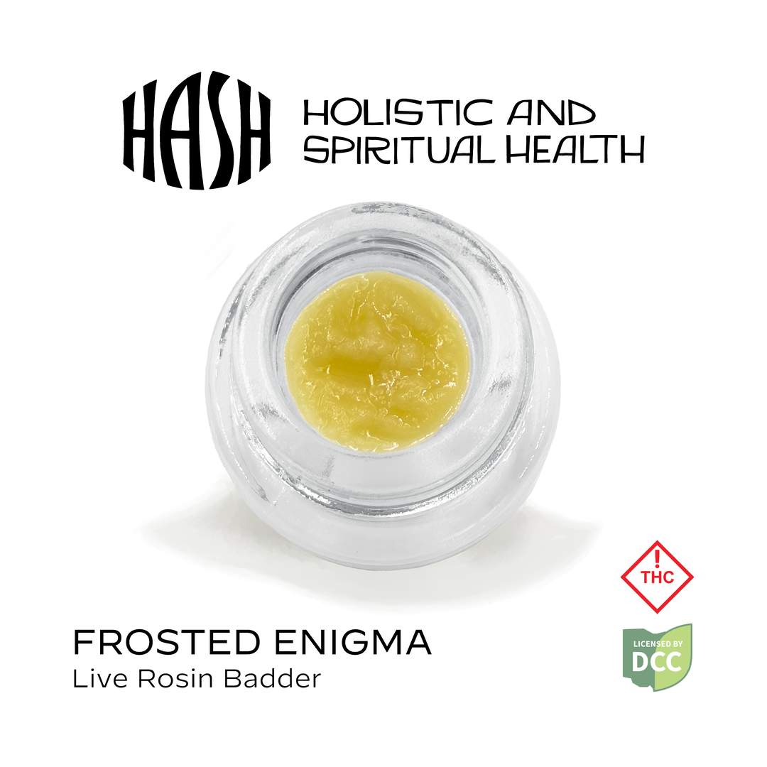 frosted enigma - 1g  rosins - hybrid 