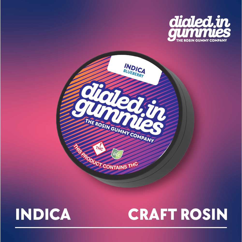 Blueberry - 100mg Candies - Indica - 10pk