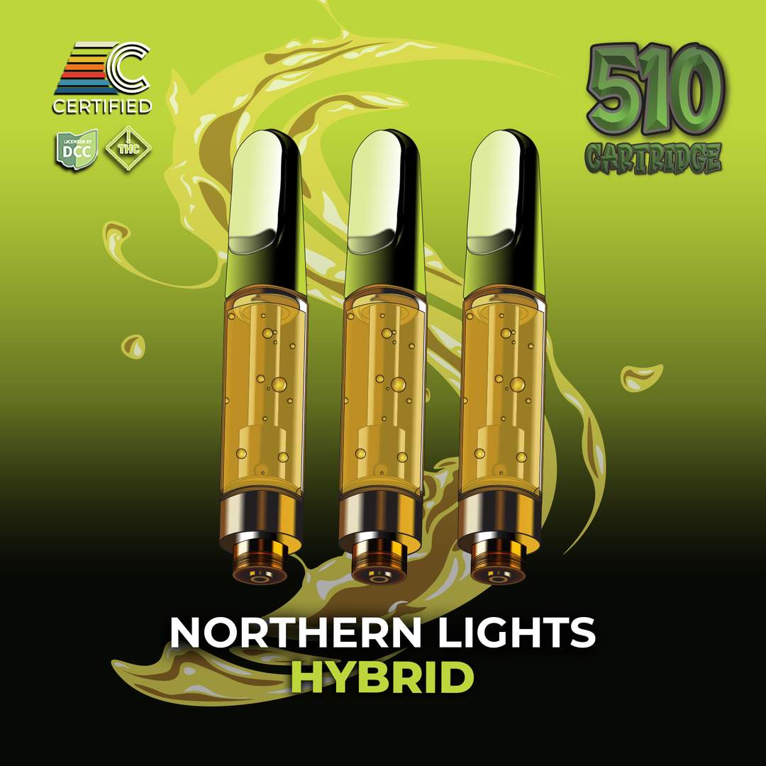 Northern Lights - 3g Distillate Cart - Indica - 3pk