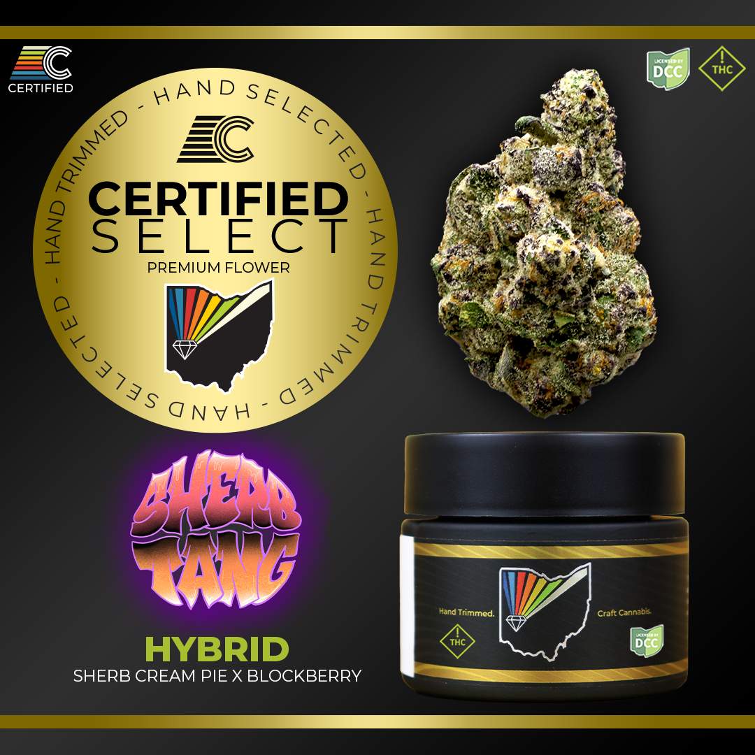 Sherbtang #8 - 2.83g Whole Buds - Hybrid