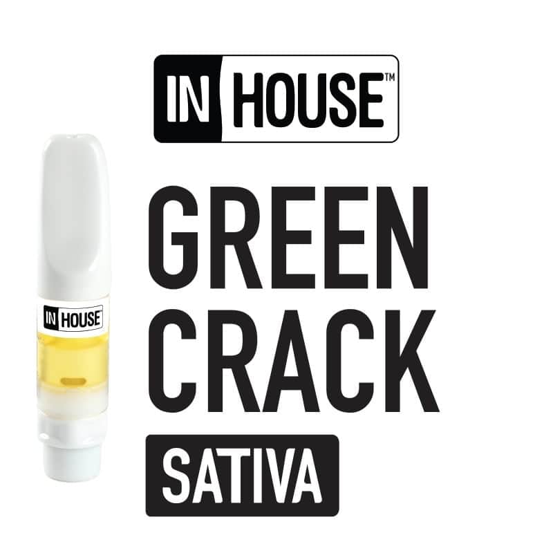 Green Crack - 1g Distillate Cart - Sativa