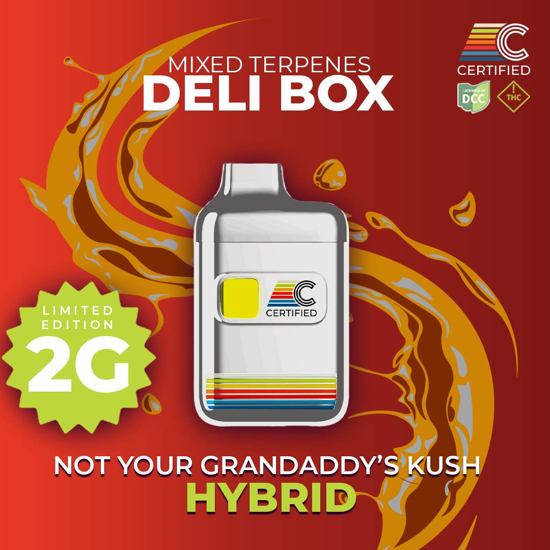 not your granddaddy's kush - 2g distillate disposables - indica 