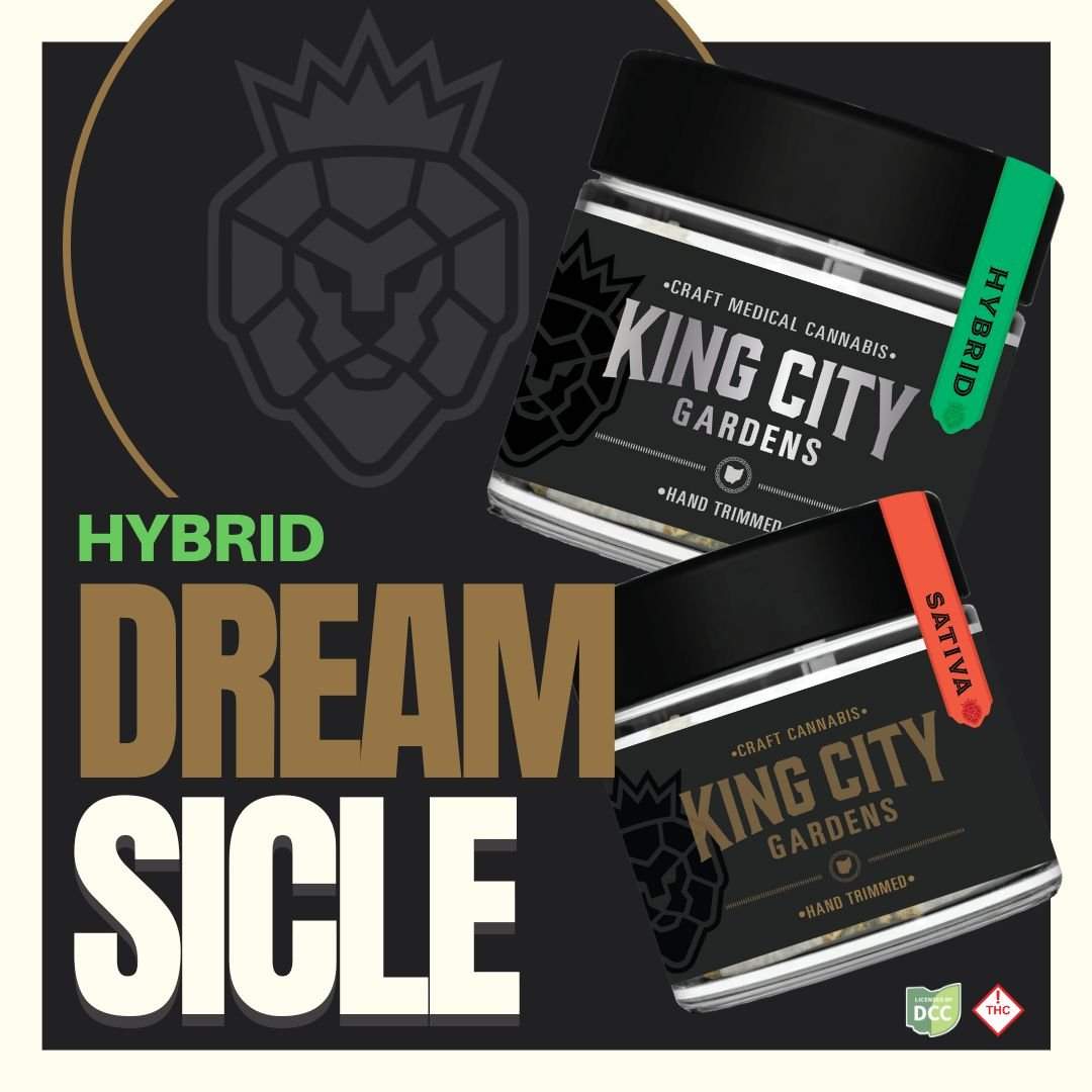 dreamsicle - 2.83g  whole buds - hybrid 