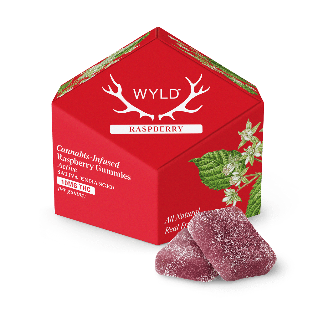 raspberry - 100mg  candies - sativa  - 10pk