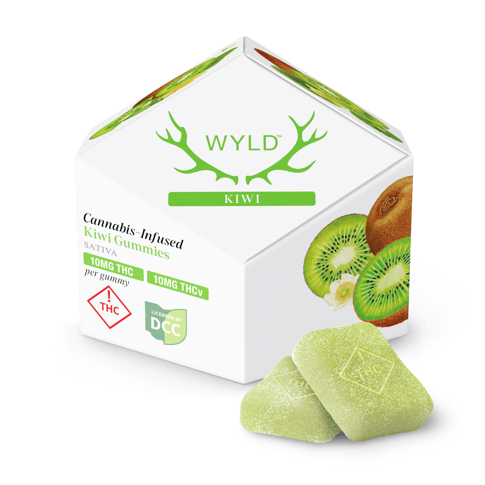 kiwi 1:1 - 100mg candies - sativa - 10pk