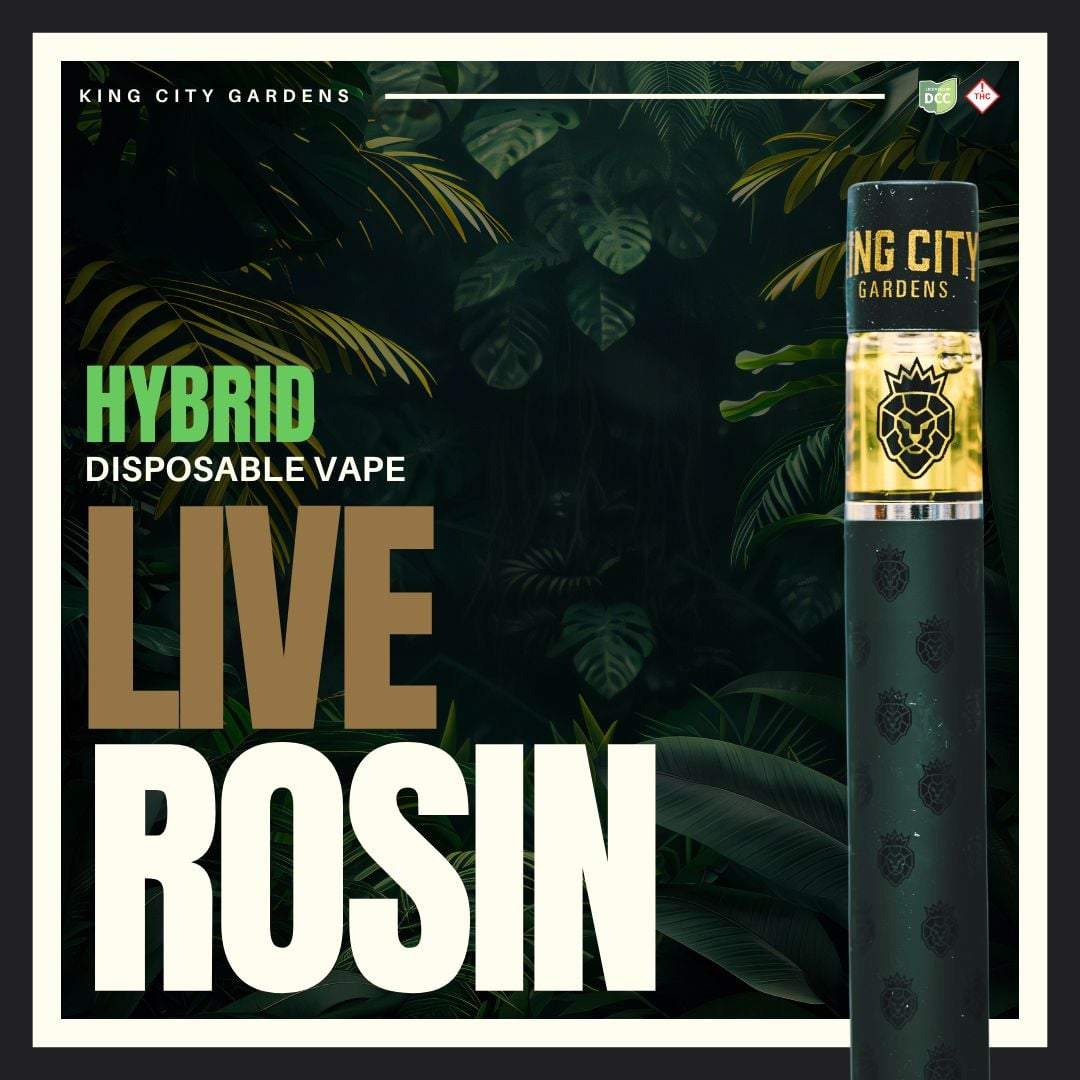 Frosted Enigma - 0.5g Live Rosin Disposable - Hybrid