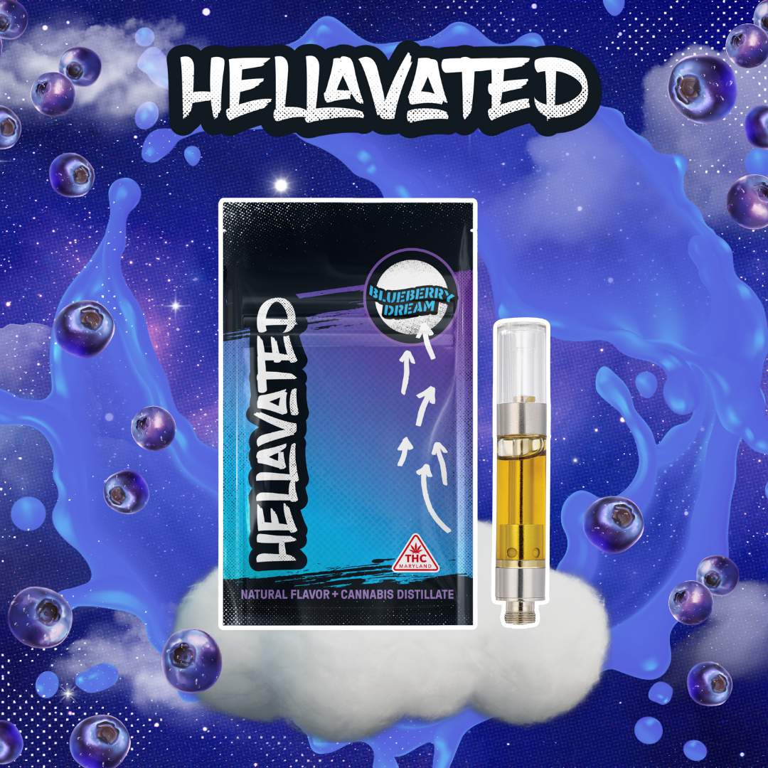 Blueberry Dream - 1g Distillate Cart - Sativa