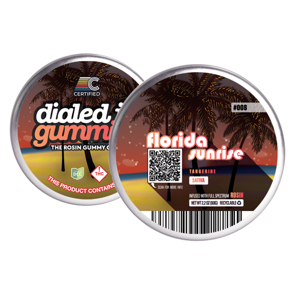 florida sunrise tangerine - 100mg  candies - sativa  - 10pk