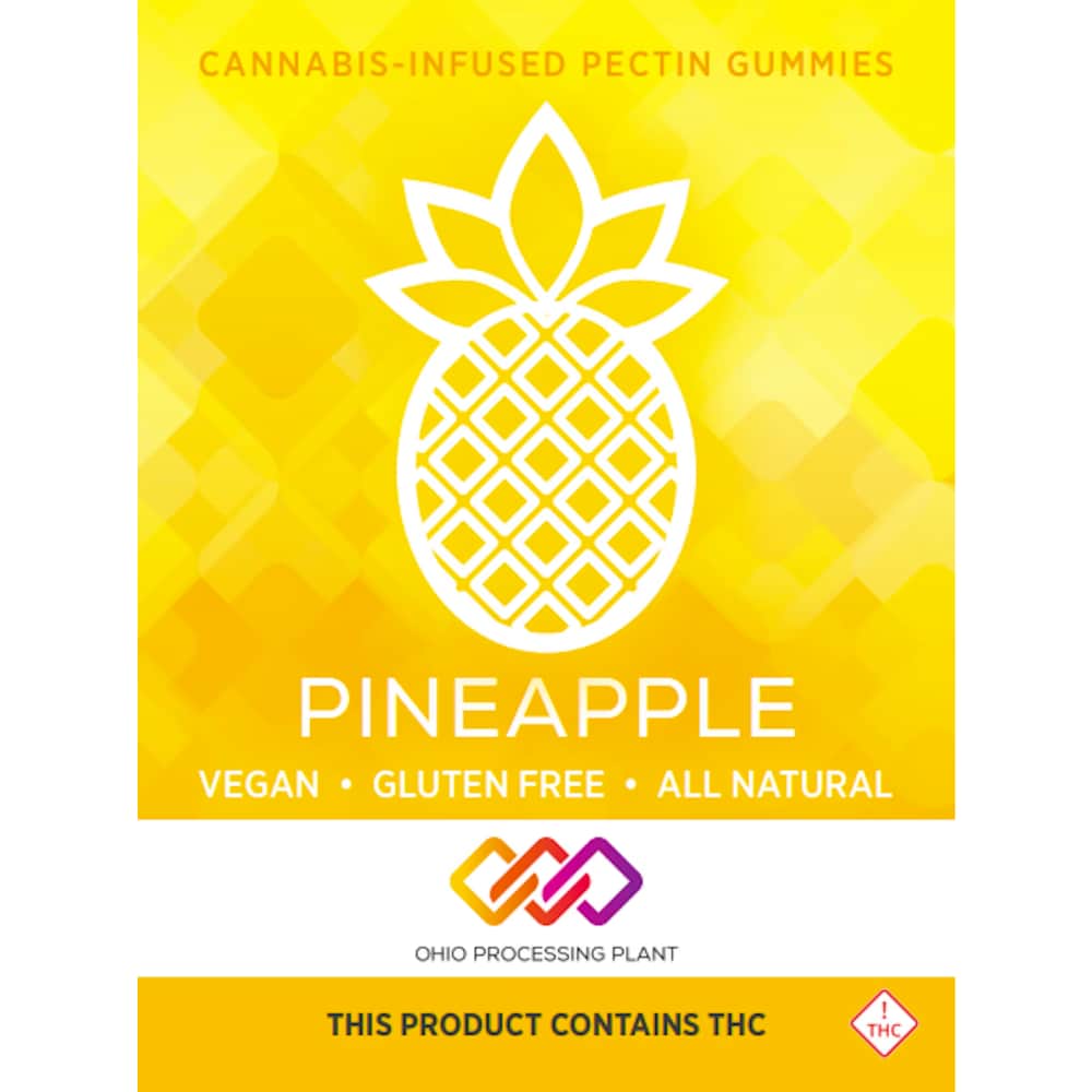 pineapple - 100mg candies - hybrid - 10pk