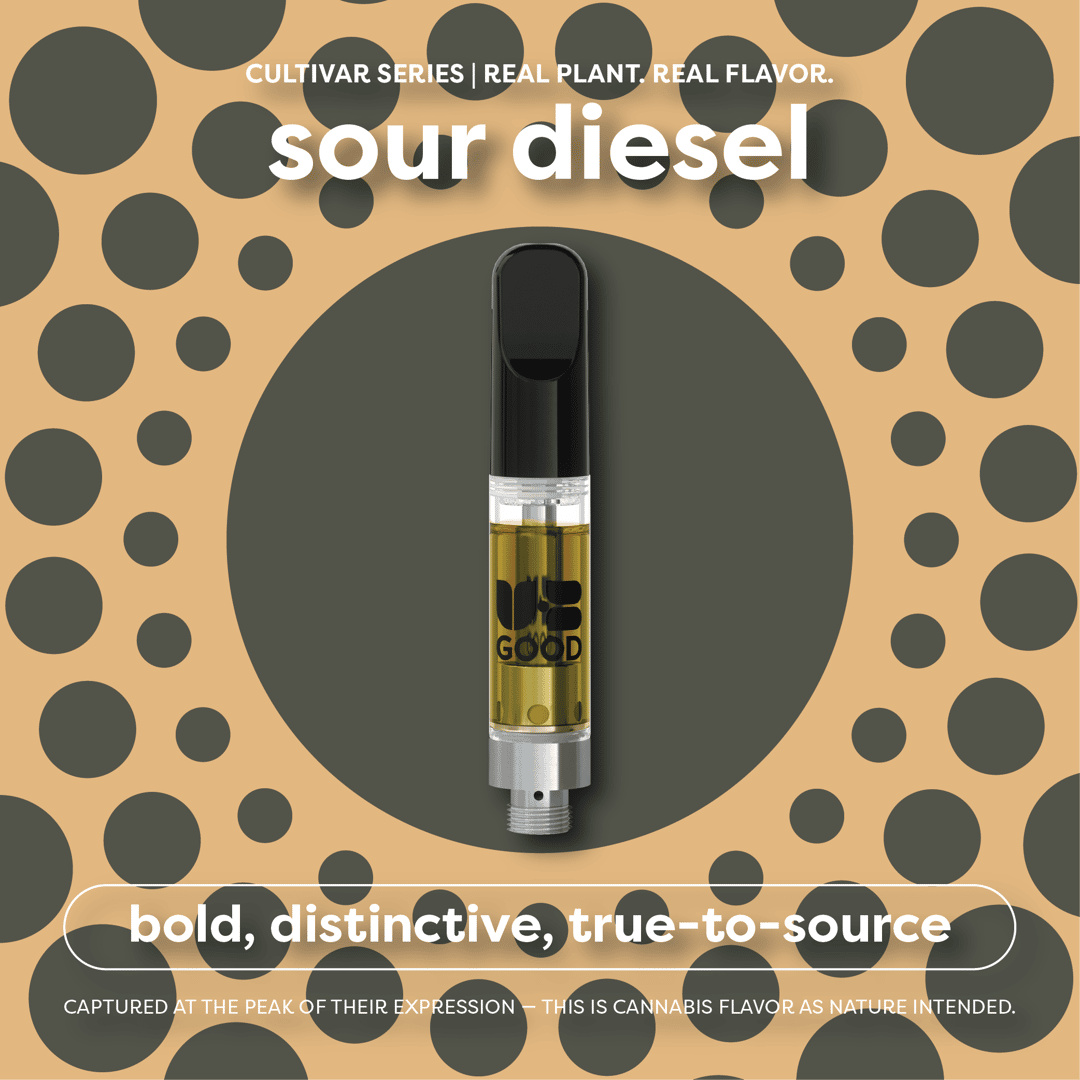 sour diesel - 1g distillate cart - sativa 