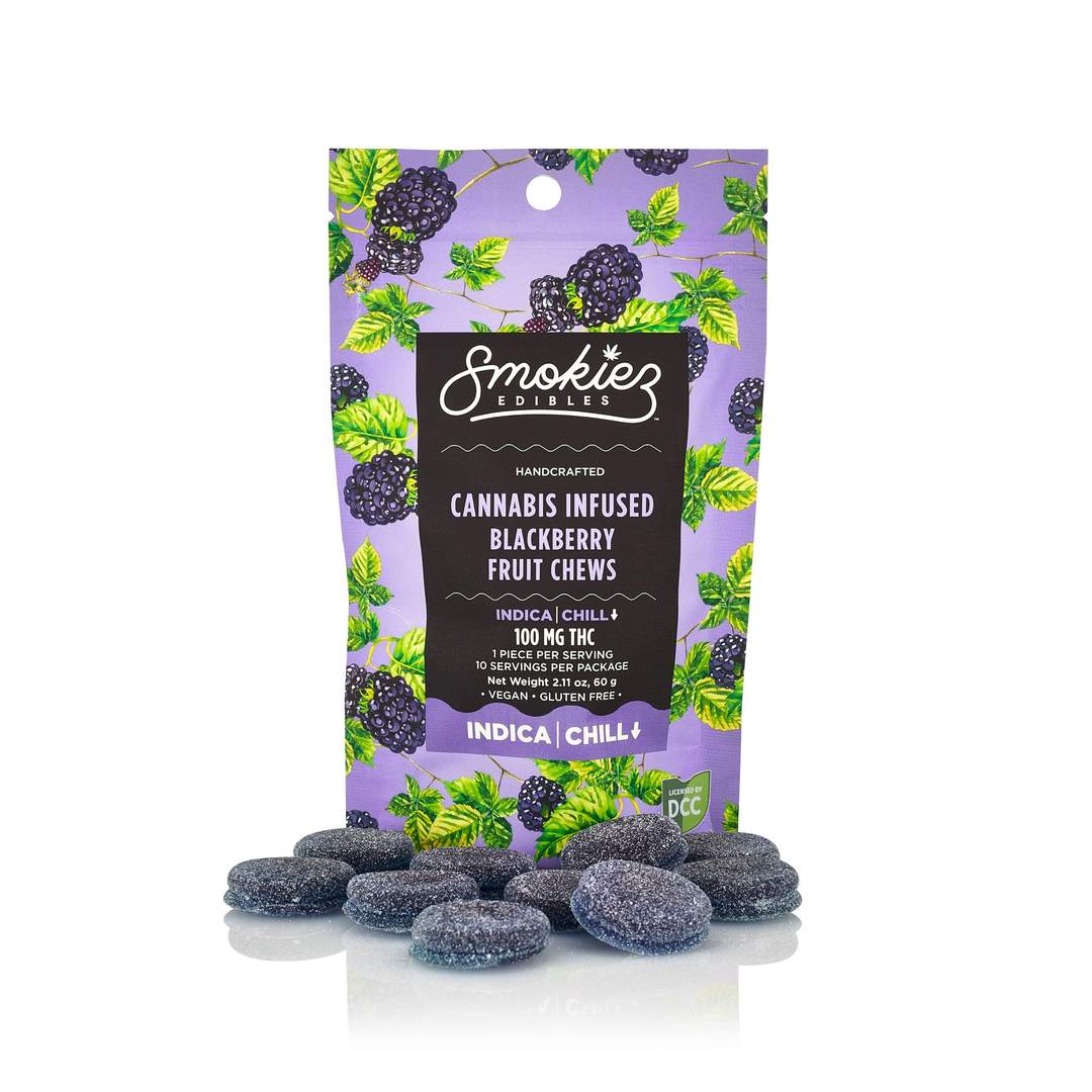 sweet blackberry - 100mg candies - indica - 10pk