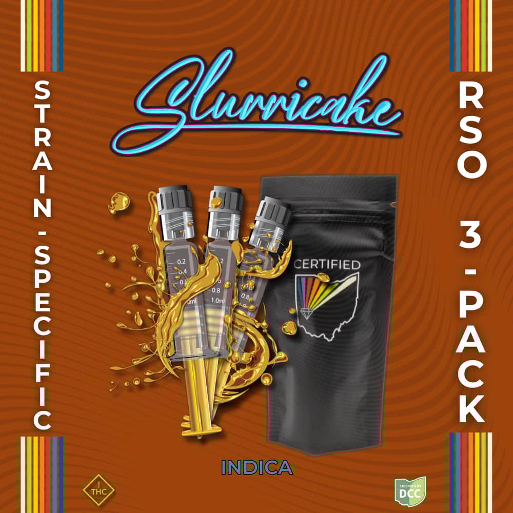 slurricake - 3g  RSO - indica  - 3pk