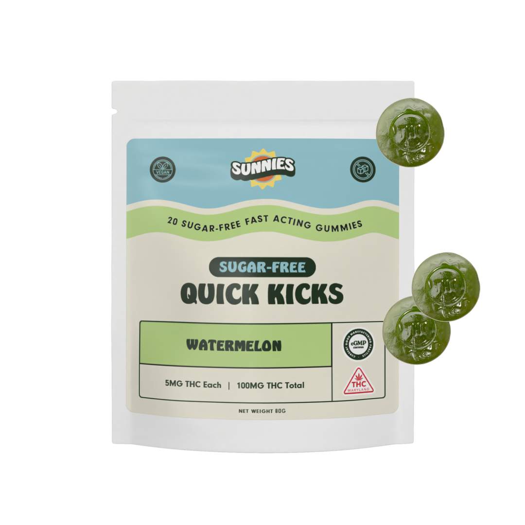 Sugar Free Watermelon - 100mg Candies - 20pk