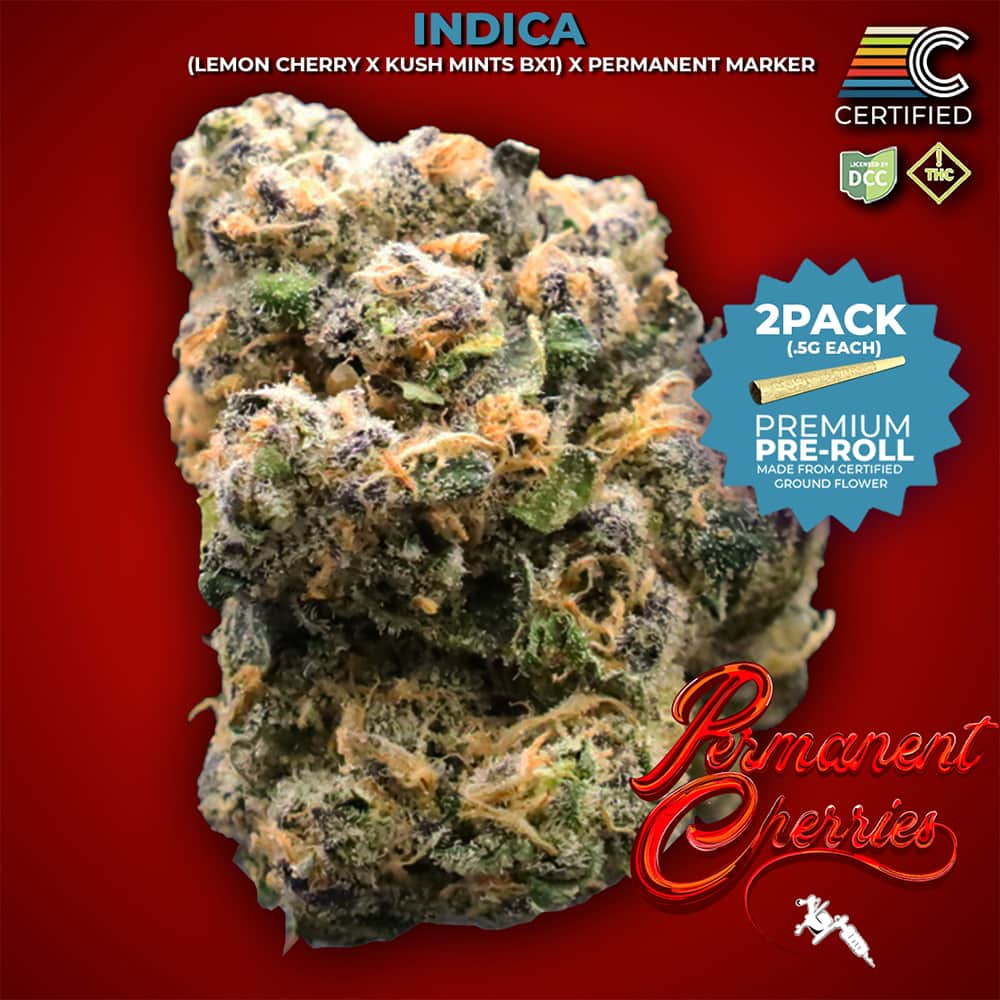 Permanent Cherries - 1g Packs - Indica - 2pk