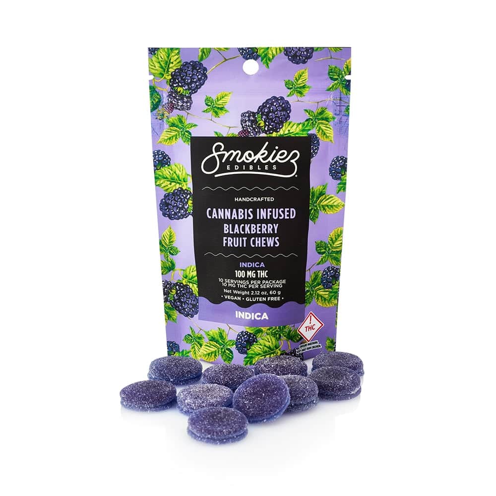 sweet blackberry - 100mg  candies - indica  - 10pk