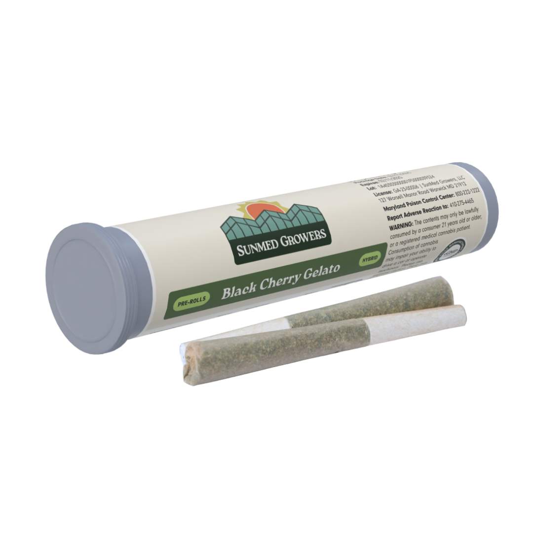 black cherry gelato - 1g single - hybrid - 2pk