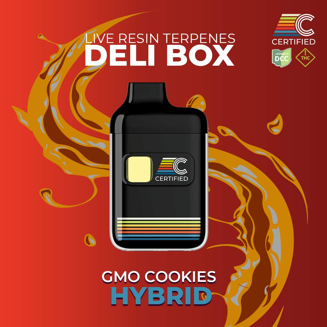 gmo cookies - 1g distillate disposables - indica