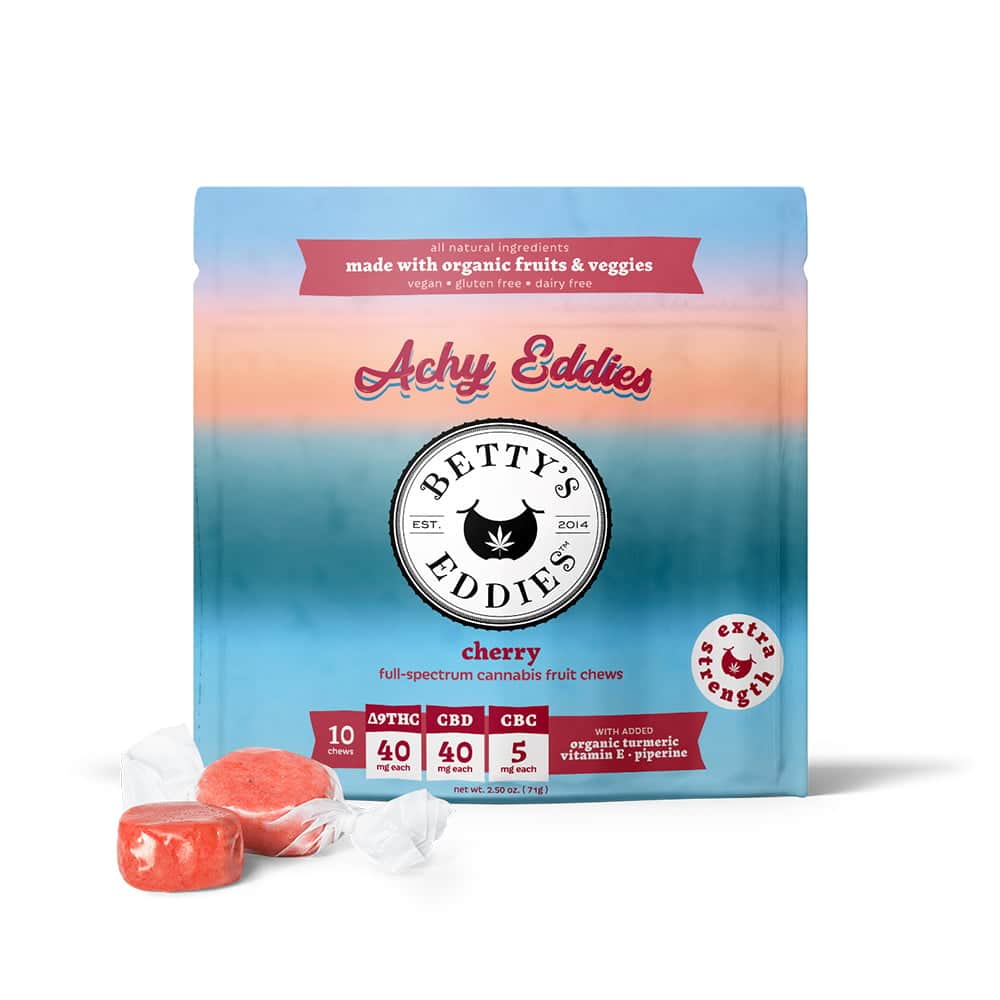 achy eddies cherry - 400mg  candies   - 10pk