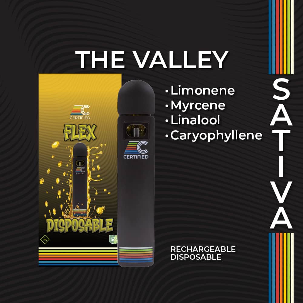 the valley - 1g distillate disposables - sativa