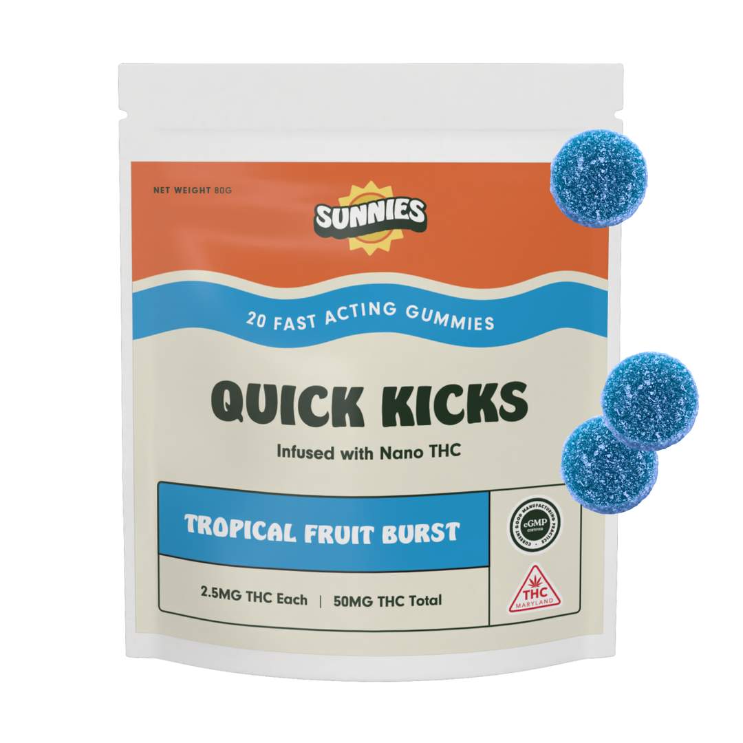 Tropical Fruit Burst - 50mg Candies - 20pk