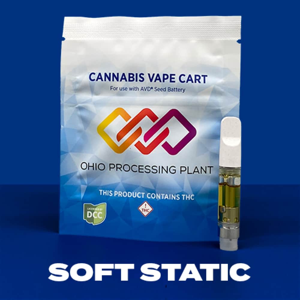 soft static - 0.84g distillate cart - hybrid 