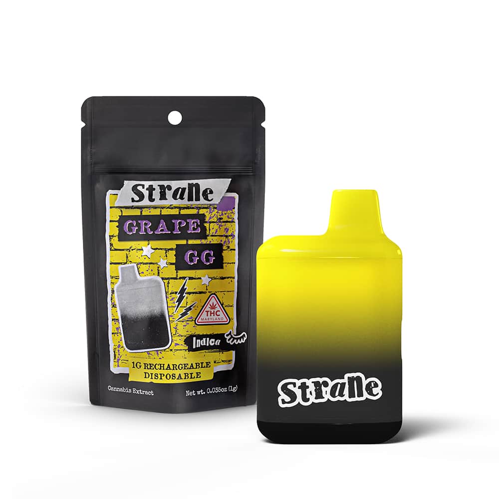 grape gg - 1g distillate disposables - indica 