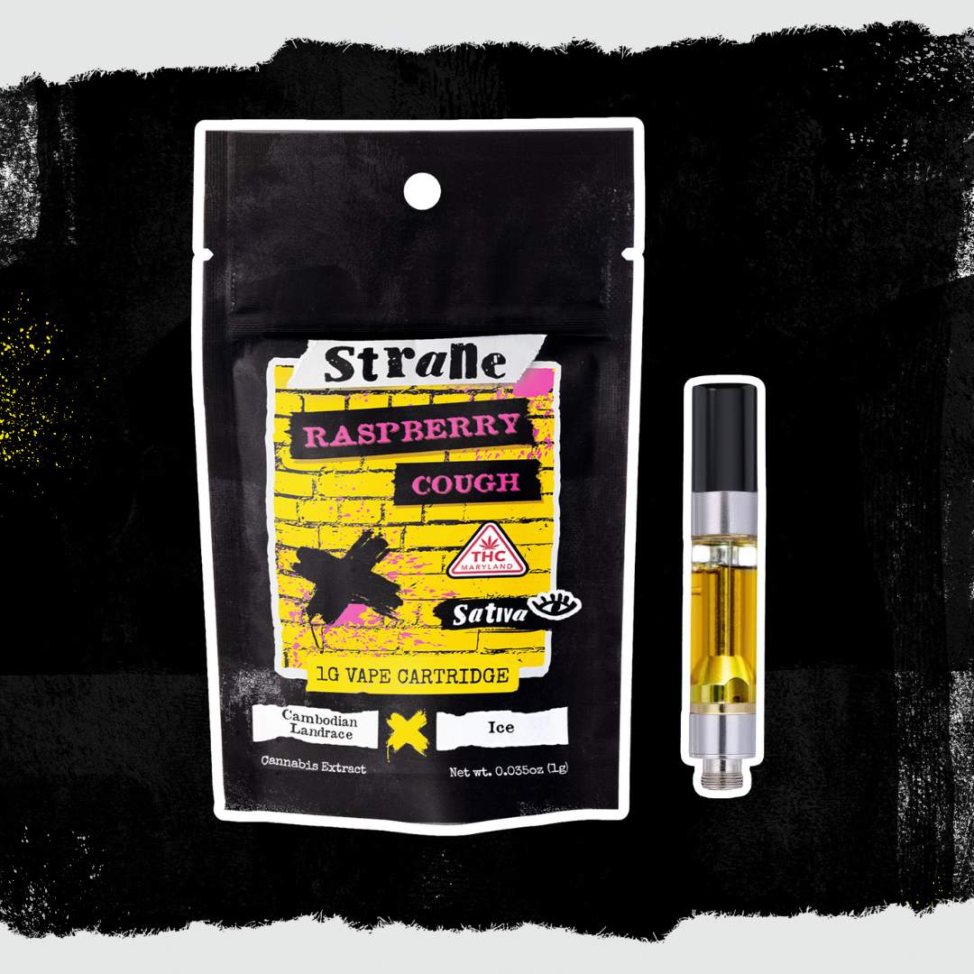 Raspberry Cough - 1g Distillate Cart - Sativa